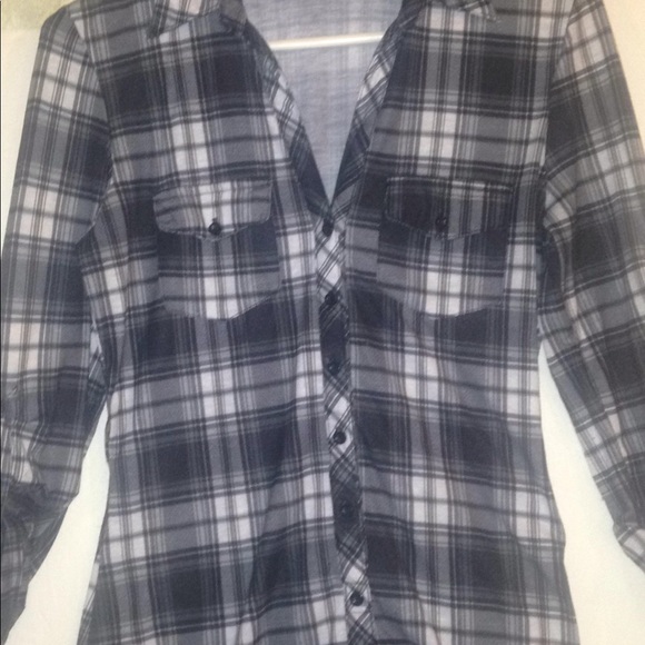 Real pretty flannel mini dress - Picture 2 of 4